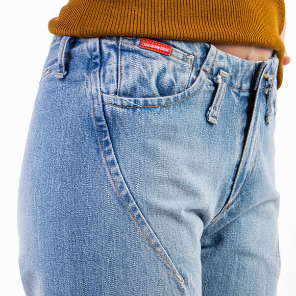 Acquaverde Jeans Women size 27 Light Sky Blue - Picture 5 of 5